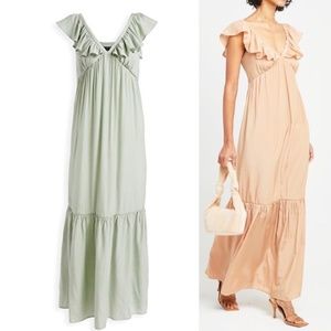 Free People o.p.t Green Jay Dress XS NWT